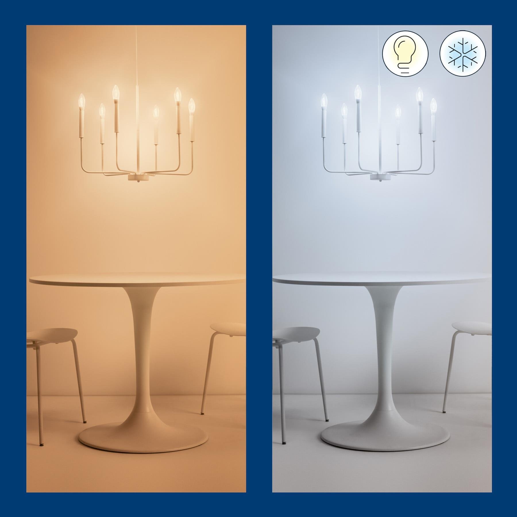 WiZ Kaarslamp Filament - Slimme LED-Verlichting - Warm- tot Koelwit L…