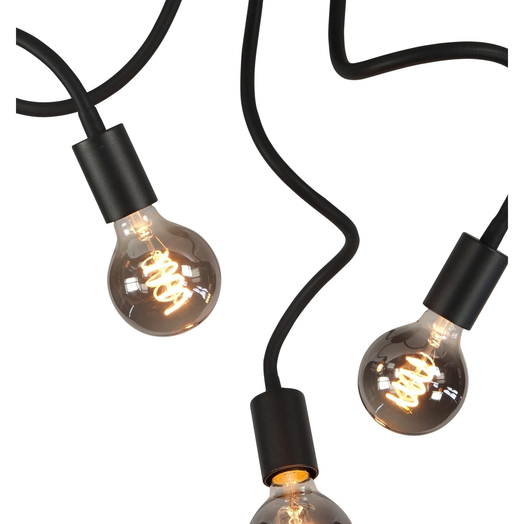 Highlight Plafondlamp Flex Zwart Mat Zwart 50cm 3 Lichts