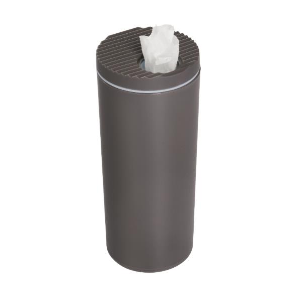 Dispenser voor Vochtige Doekjes, Smal, Kunststof, Zwart|Grijs - iDesig