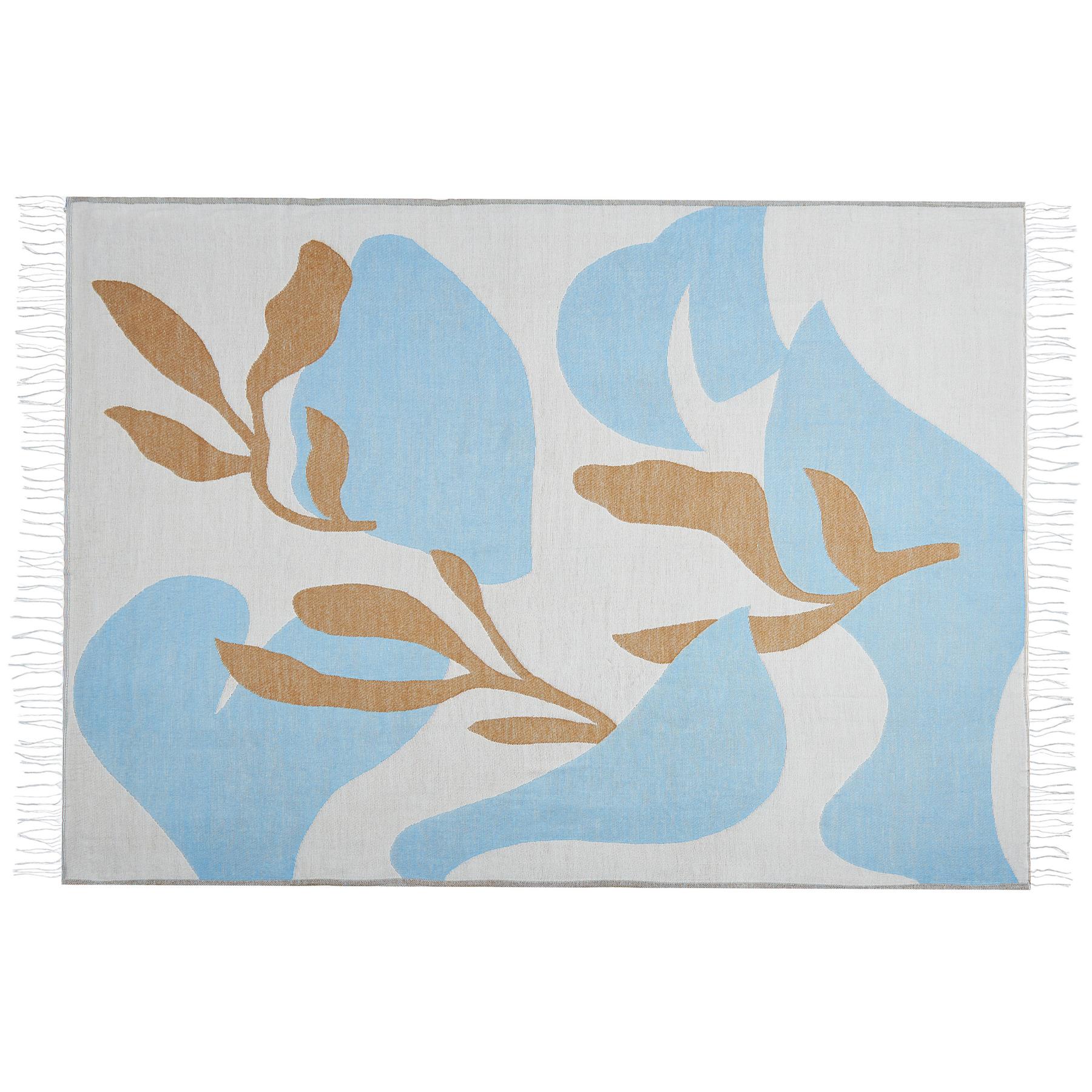 Beliani - PALHI - Plaid - Lichtblauw - 130 x 170 cm - Polyester