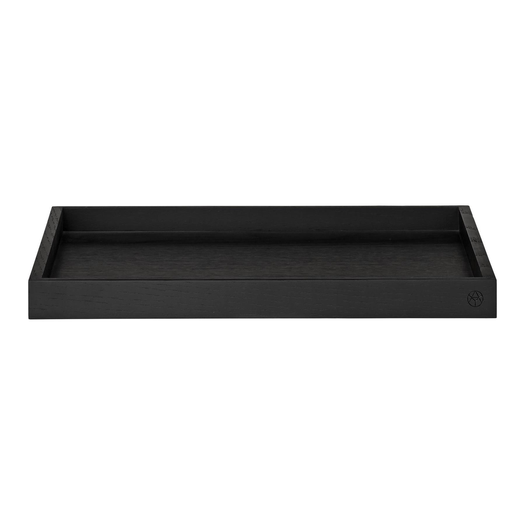 AYTM Wooden tray dienblad medium zwart