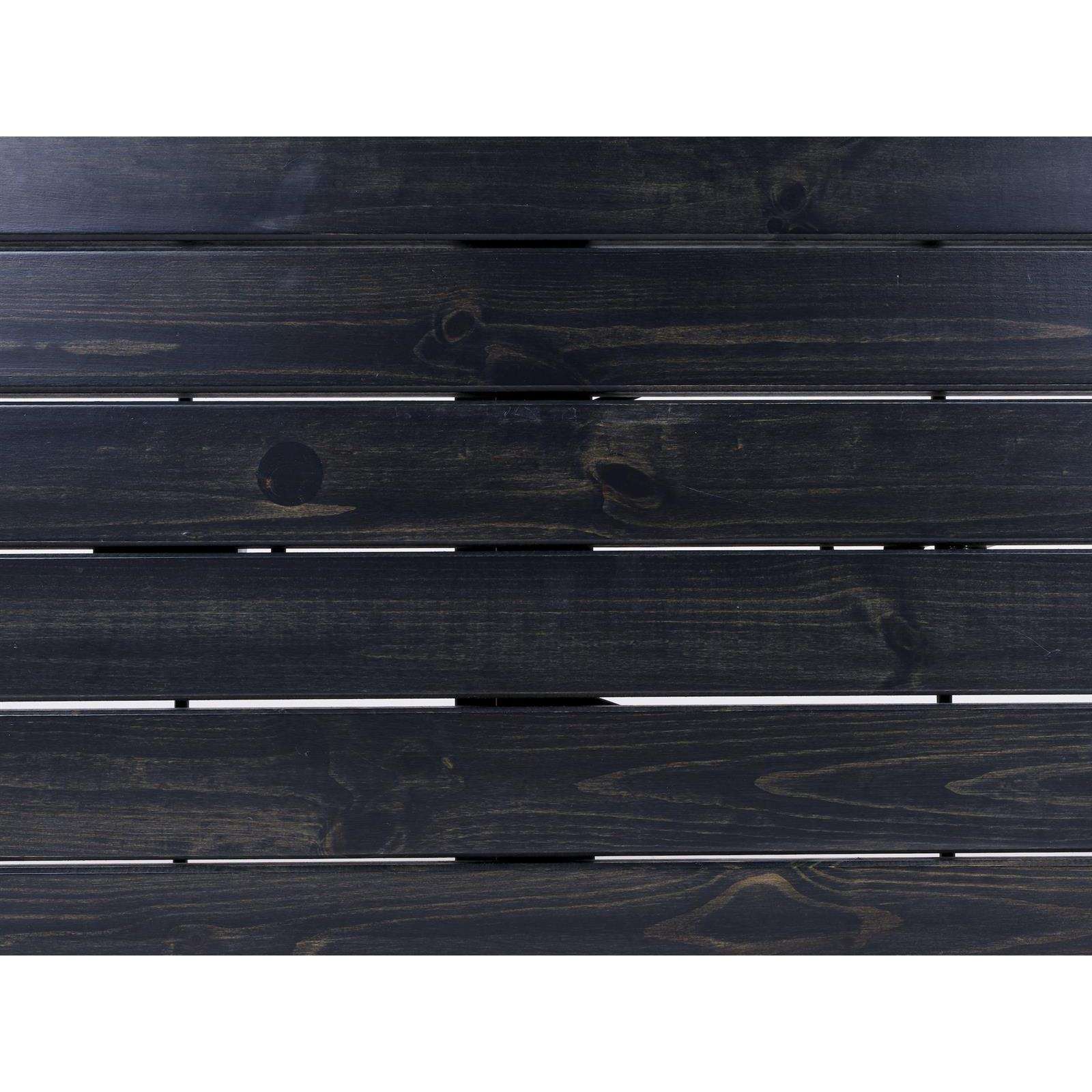 Inklapbare picknickset Riga 200 cm blackwash