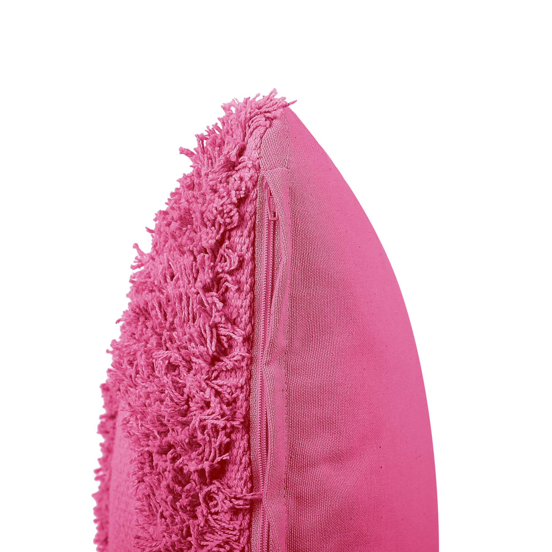 Beliani - RHOEO - Sierkussen - Roze - 45 x 45 cm - Katoen