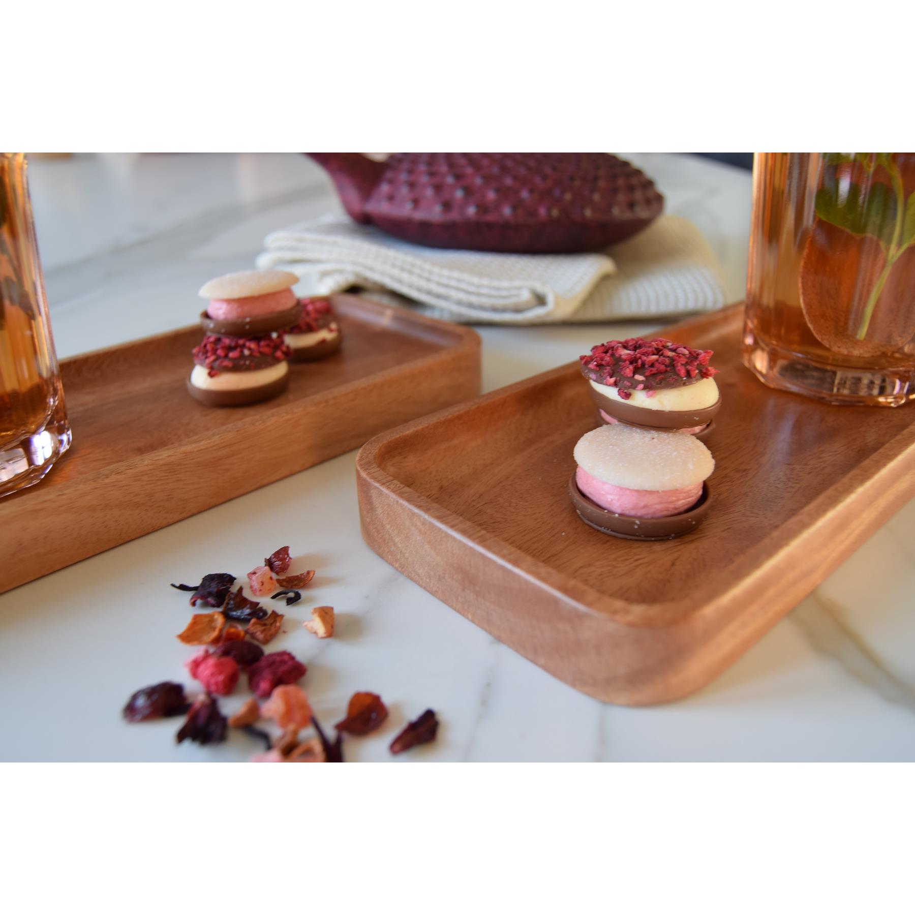 Khaya houten dienblad voor koffie & thee