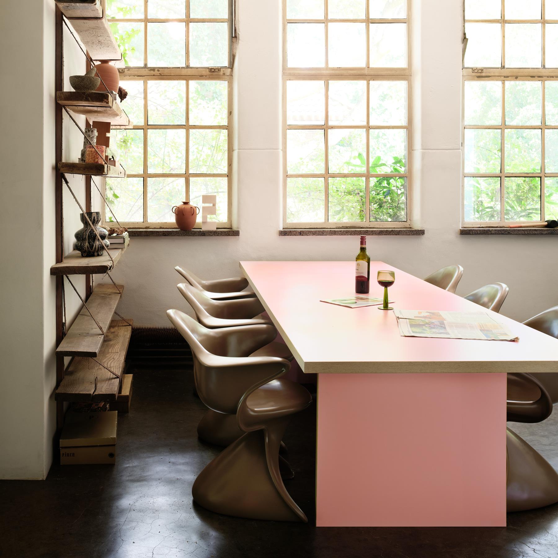 HKliving Dining Table Eettafel - 280 x 100 cm - Pink 
