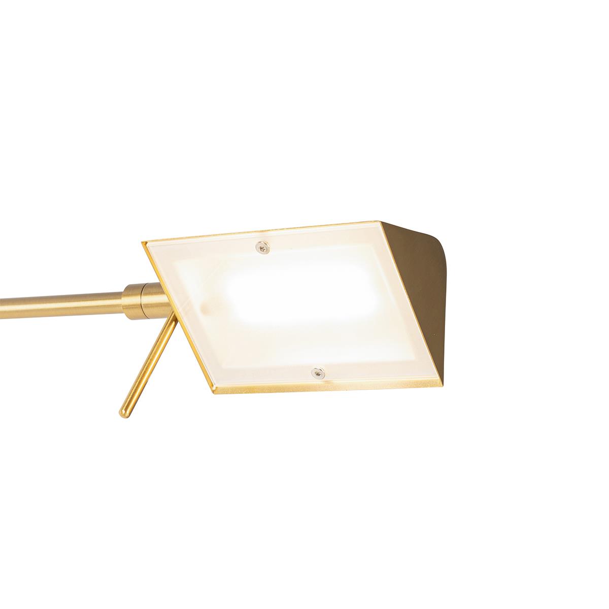 QAZQA Design wandlamp messing incl. LED dimbaar - Notia