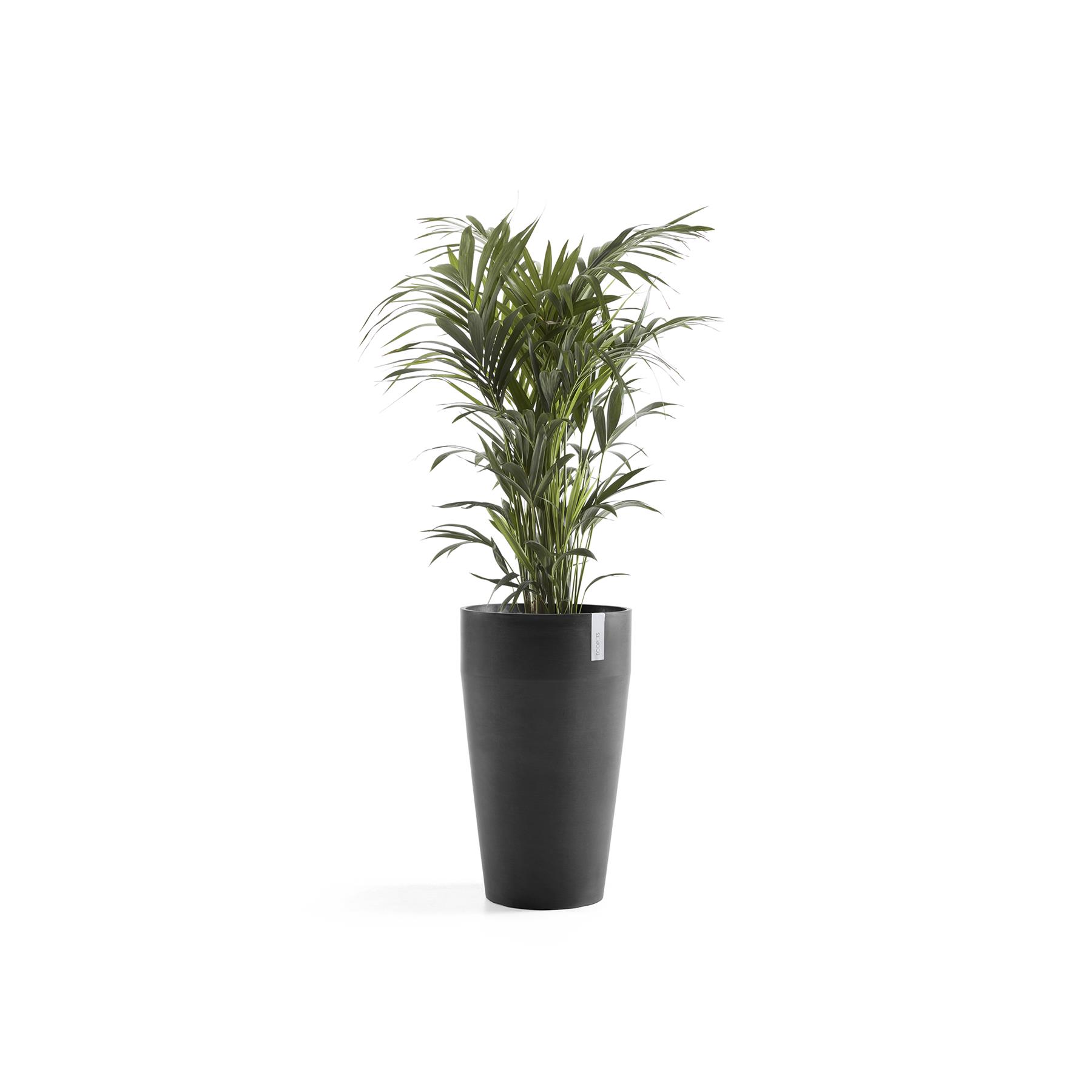 Ecopots Sankara Bloempot Ø 45 cm - Donkergrijs