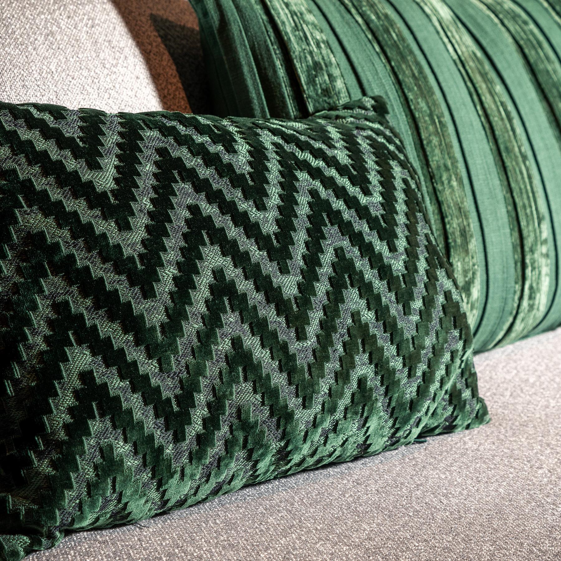 NANCY | Sierkussen | 30x50 cm Mountain View | Groen | Hoii | met GRS