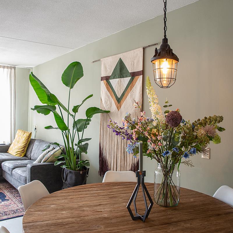 QAZQA Industriële hanglamp zwart met glas - Cabin