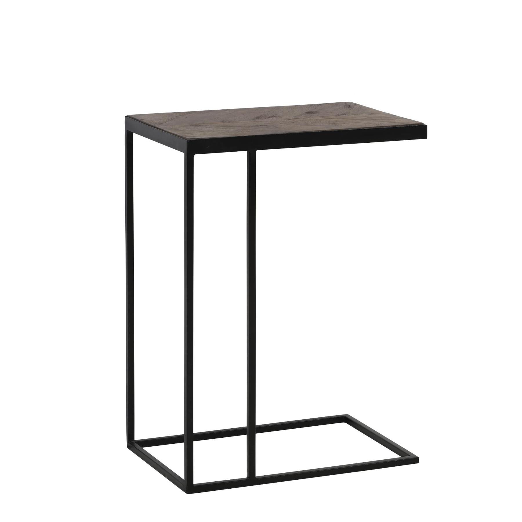Light & Living Bijzettafel Chisa - Bruin - 45x30x62cm