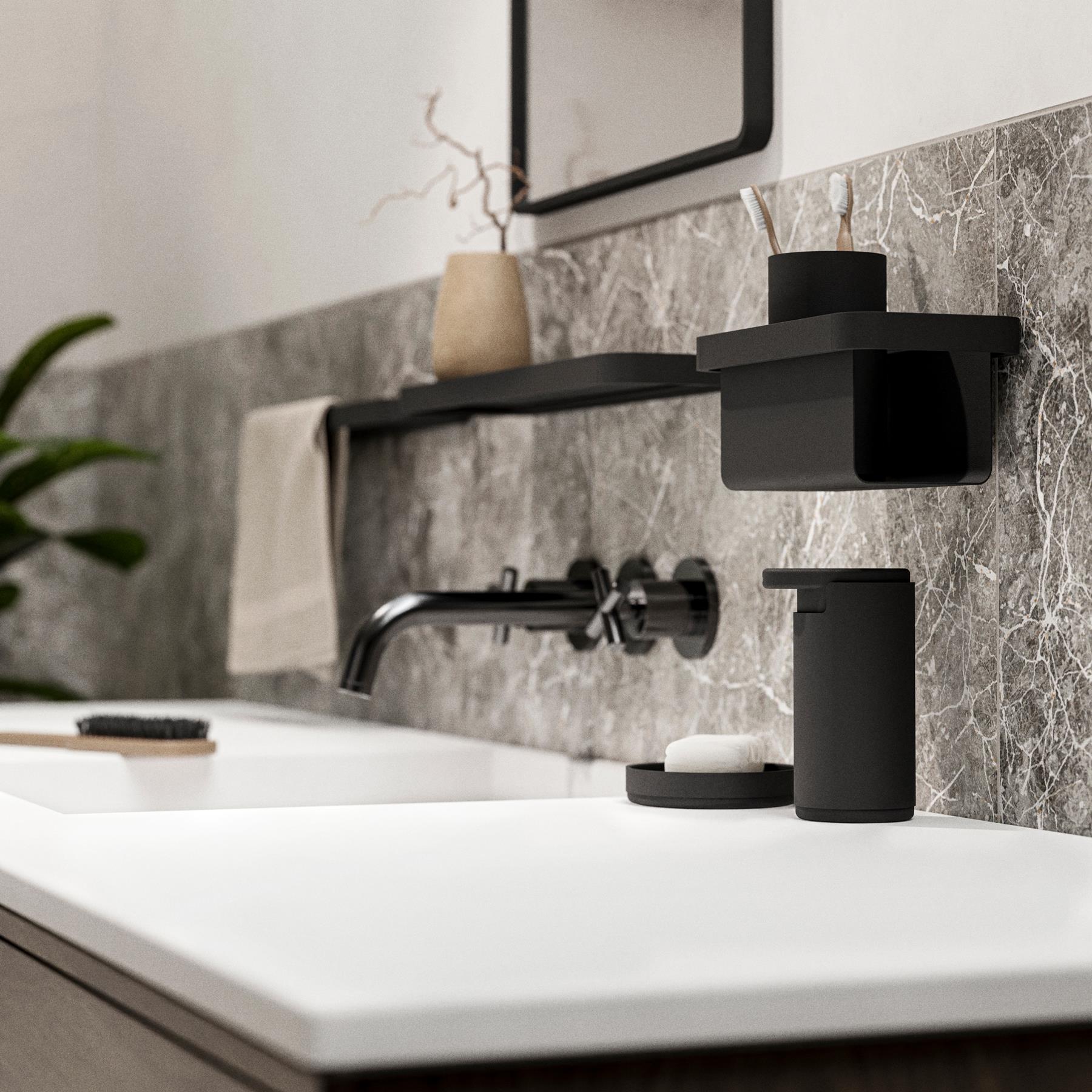 Zone Denmark Rim Zeepdispenser - Zwart
