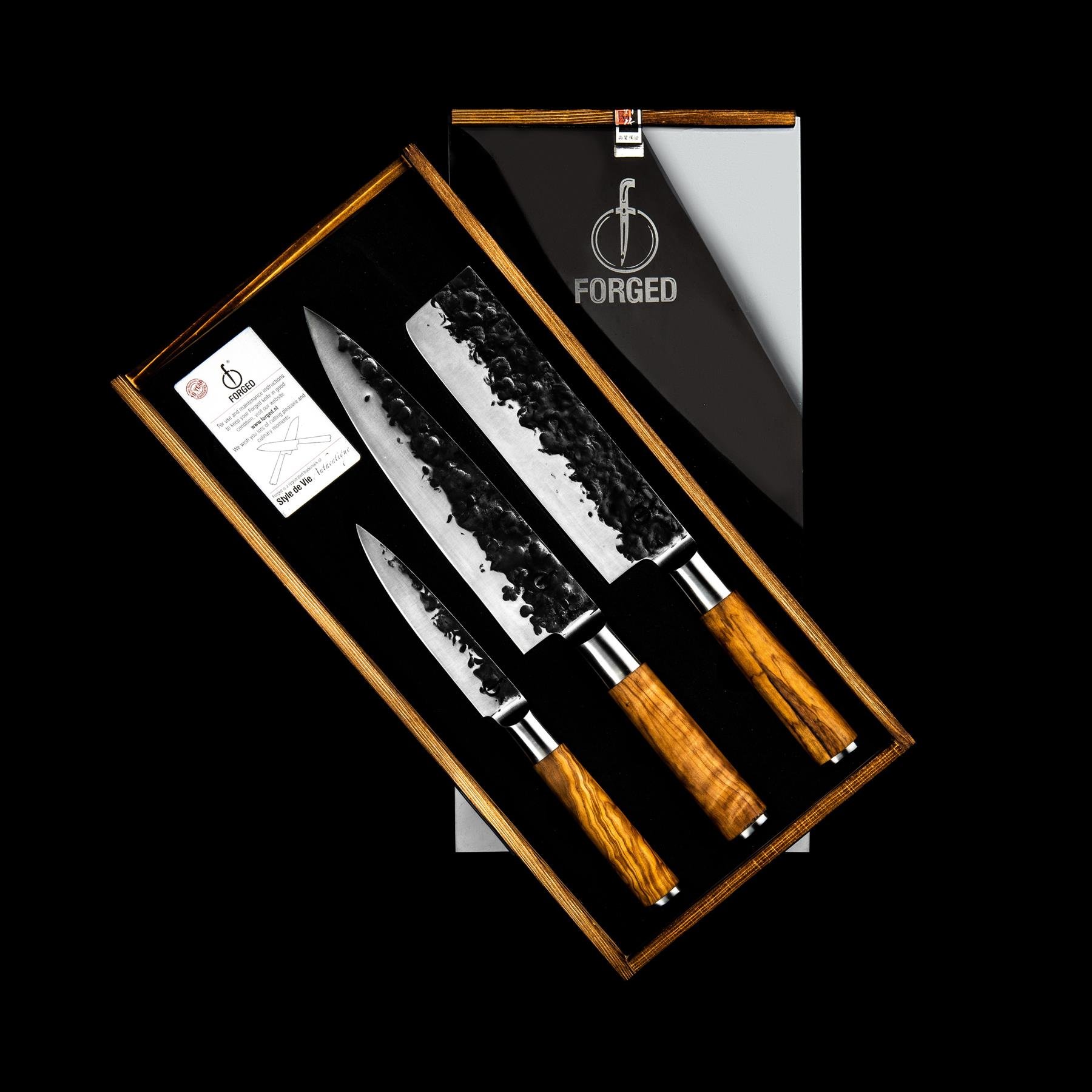 Forged Olive Messenset 3-delig