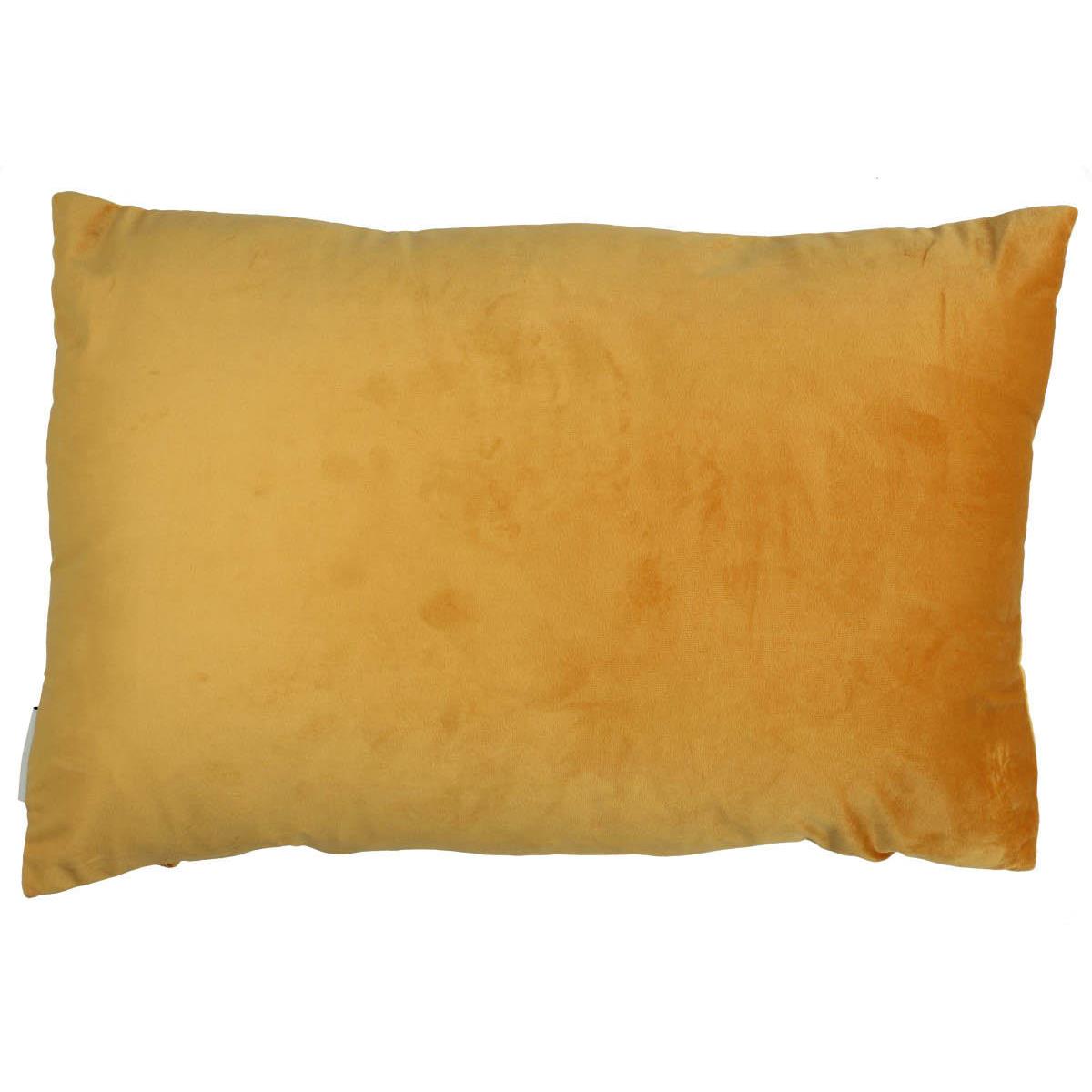 SVJ Home Decorations Apen Kussen - 40 x 60 cm - Fluweel - Geel