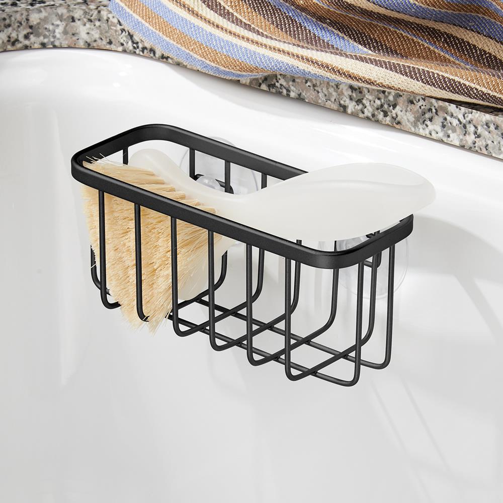 iDesign - Gootsteen Caddy met Zuignappen XL, RVS - iDesign | Gia