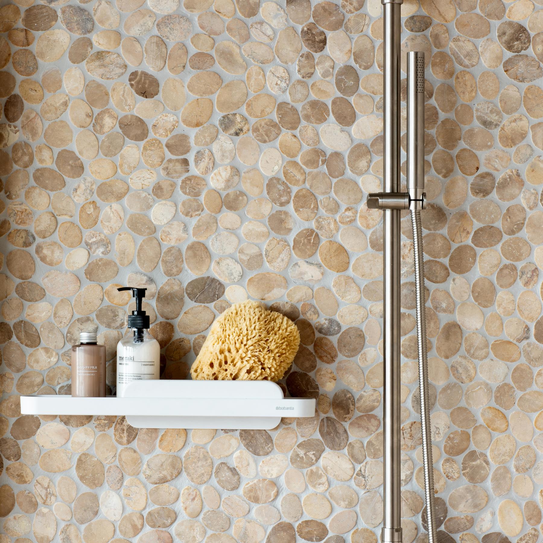 Brabantia MindSet Doucheplanchet met Wisser - Wit