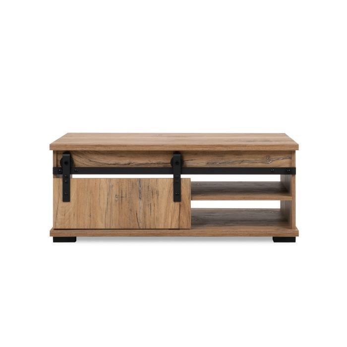 Cstore Salontafel met 1 deur - Eiken decor - L 100 x D 40 x H 60 cm