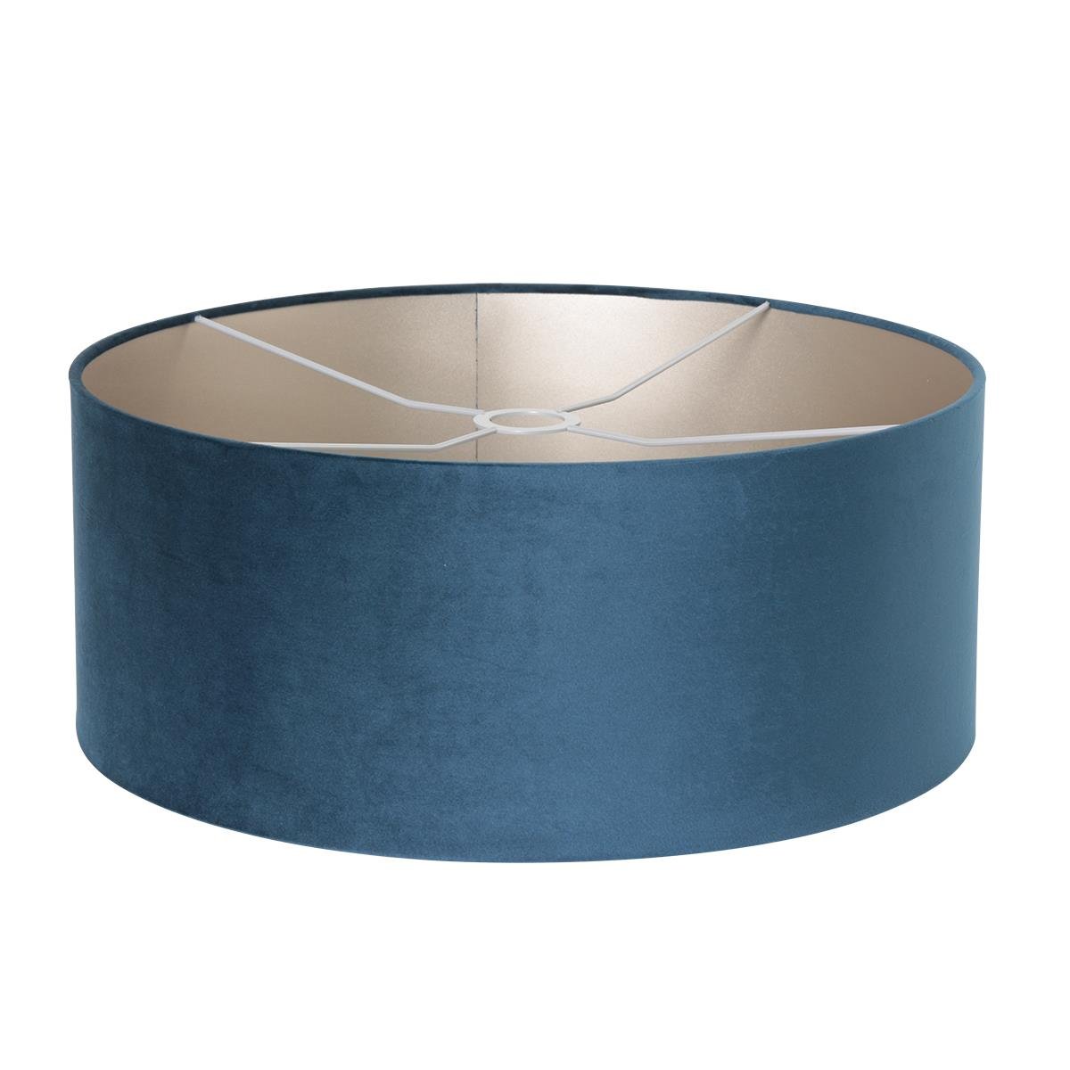 Steinhauer - hanglamp - Sparkled Light - blauw - metaal velours stof - Ø 50cm - E27 - 8248ZW