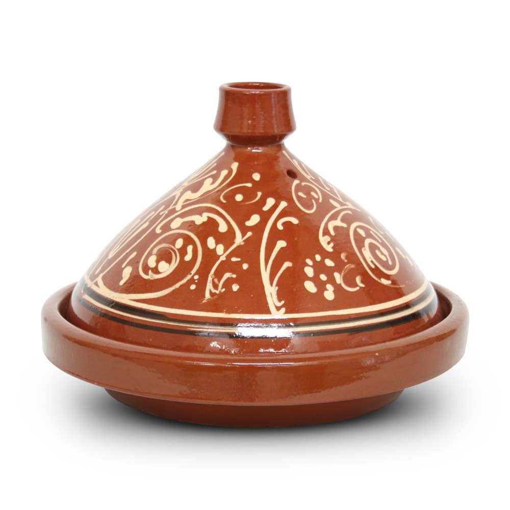 Marokkanische Mini-Tajine Gelb - 13x14cm Dekorative Gewürzschale