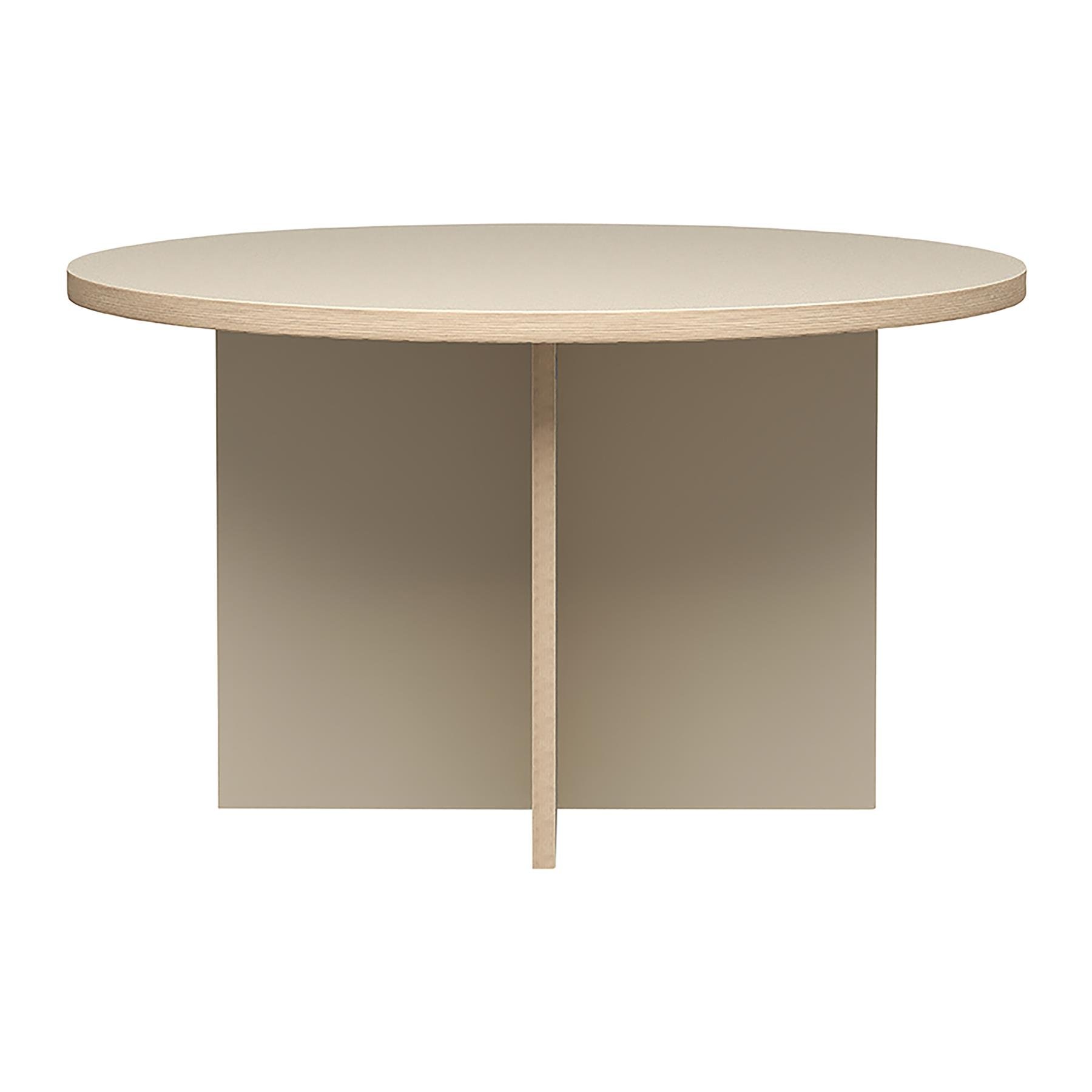 HKliving Dining Table Eettafel -Ø 130 cm - Cream 