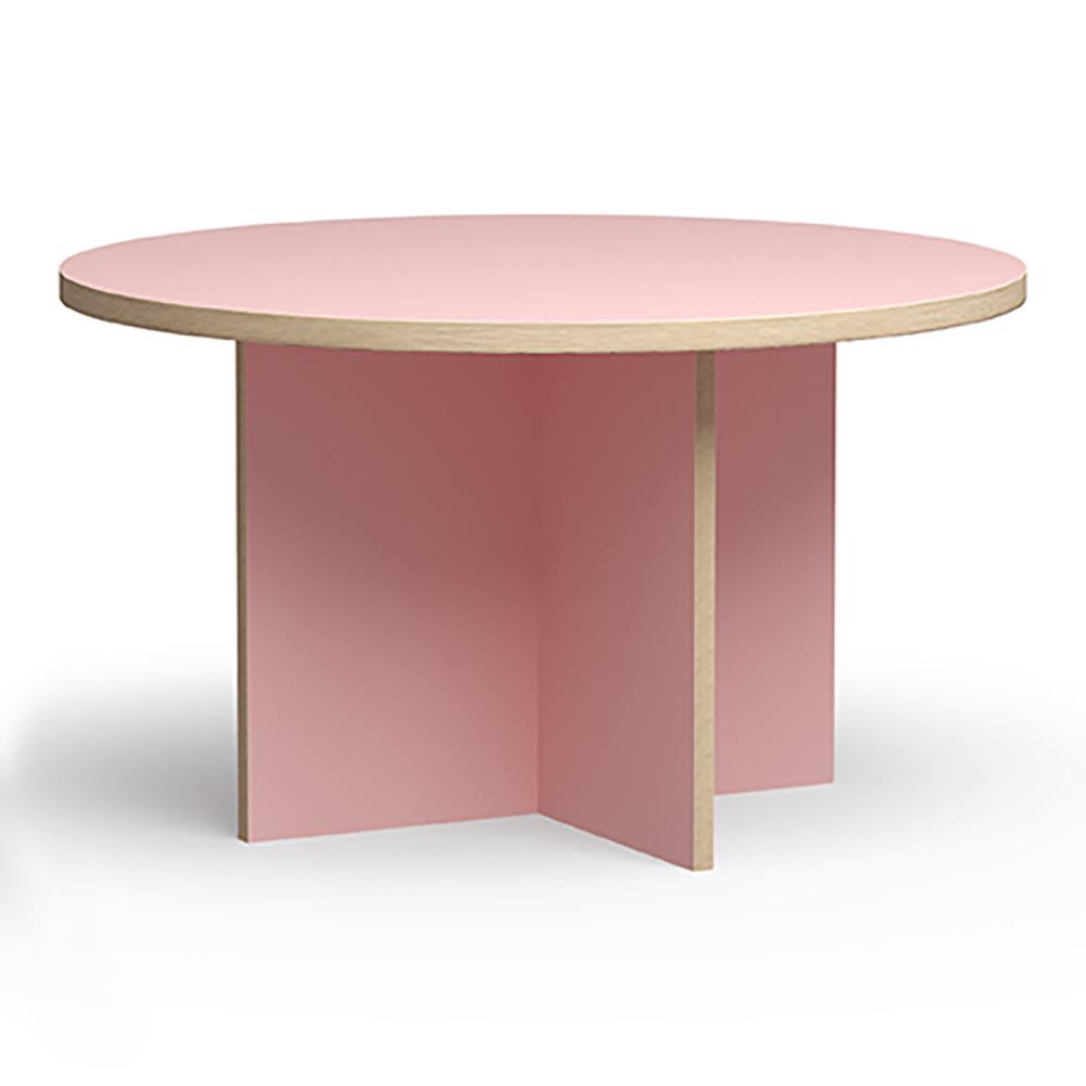 HKliving Dining Table Eettafel - Ø 130 cm - Pink 