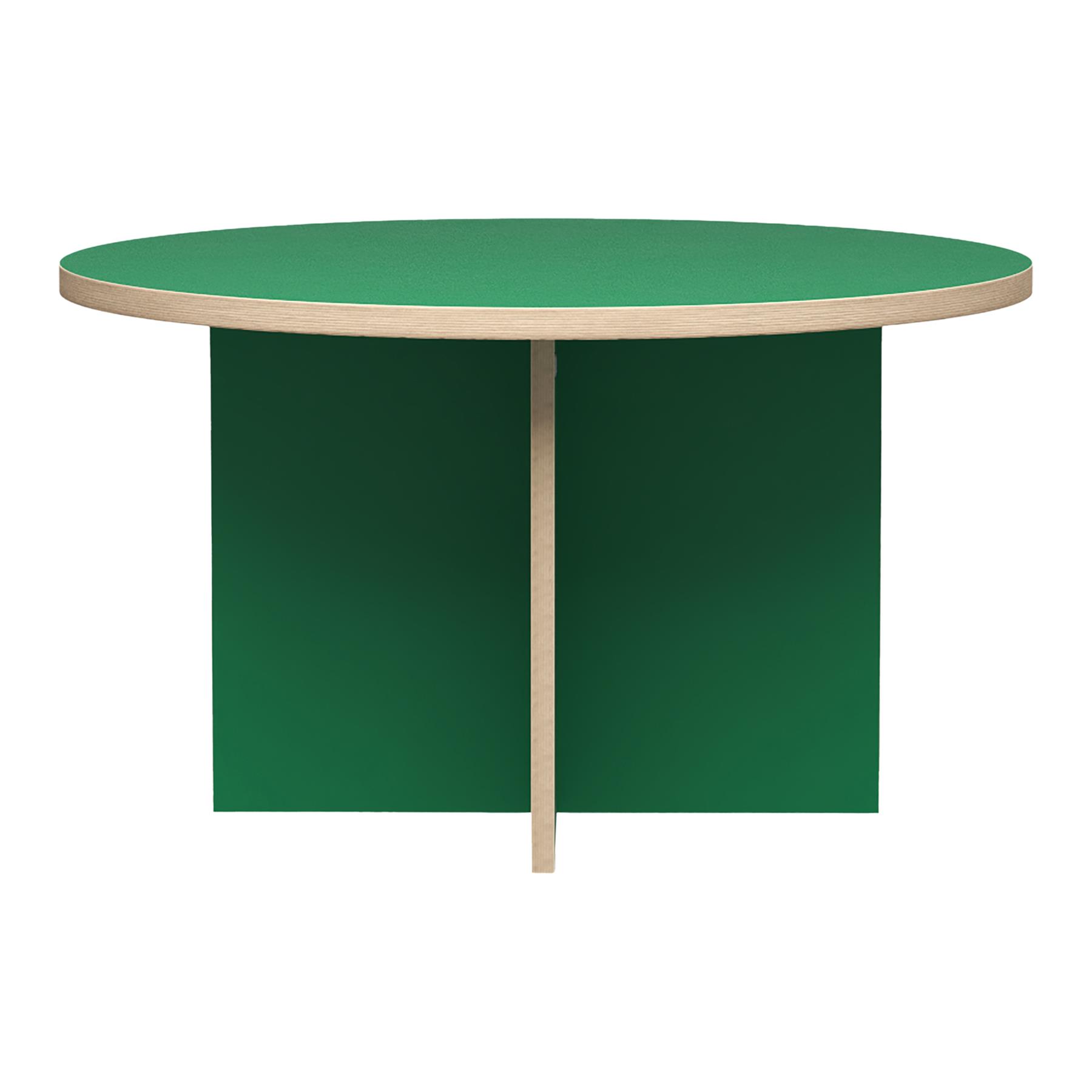 HKliving Dining Table Eettafel - Ø 130 cm - Green 