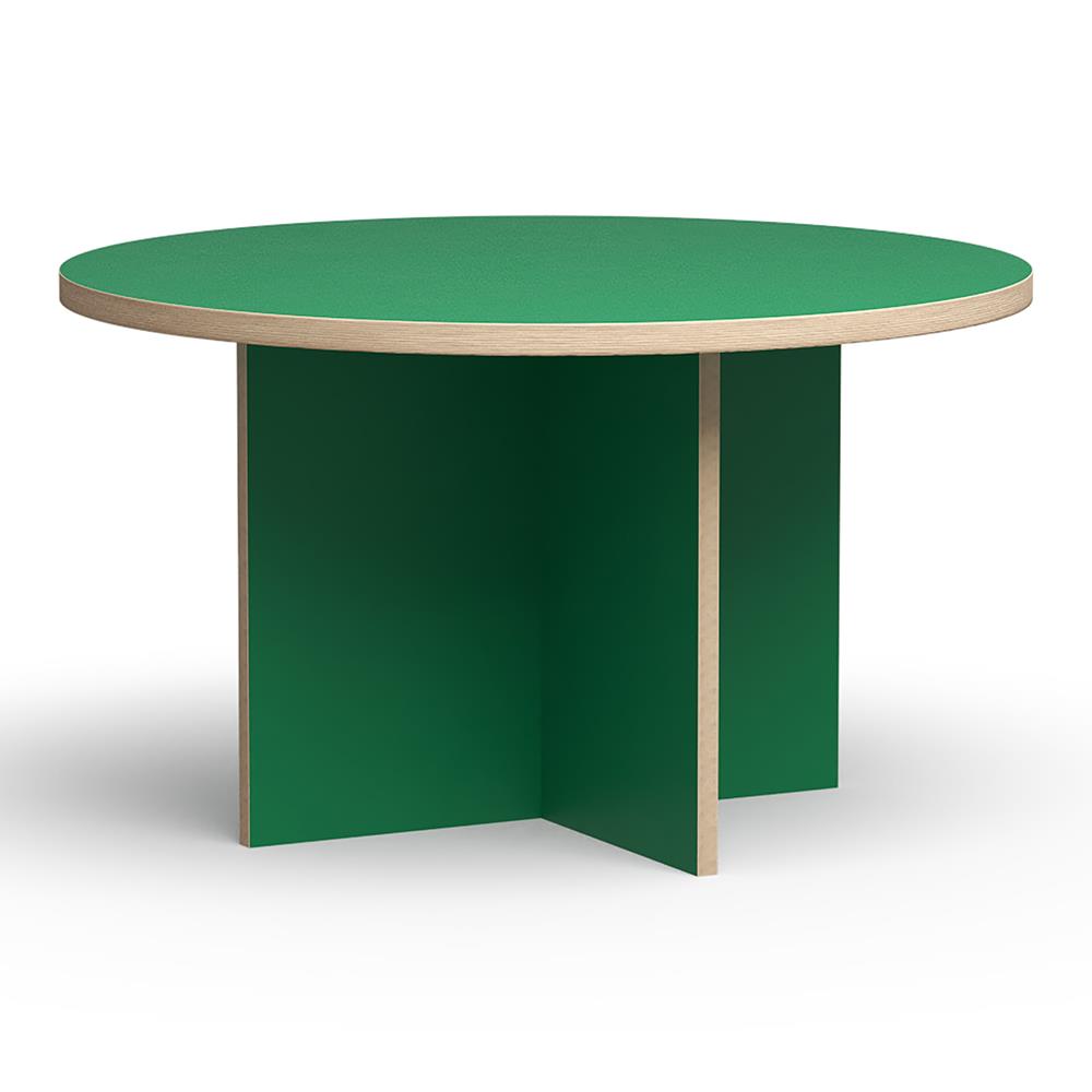 HKliving Dining Table Eettafel - Ø 130 cm - Green 