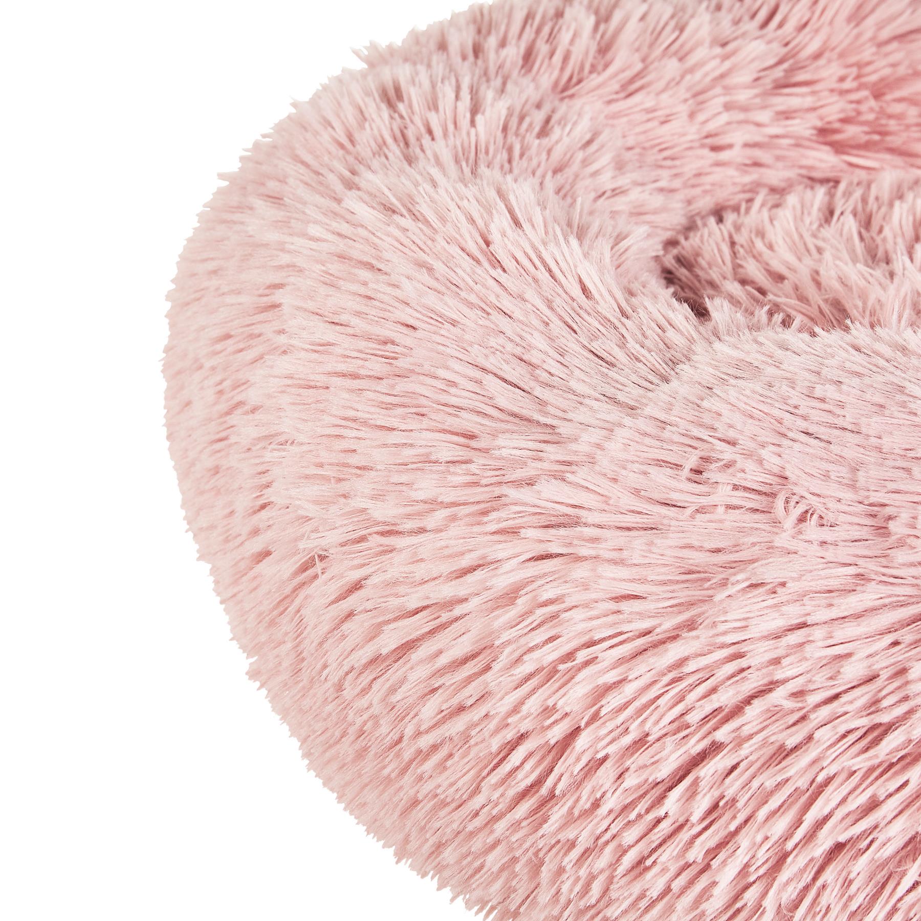 Beliani - KULU - Dierenbed - 50 cm - Roze - Nepbont