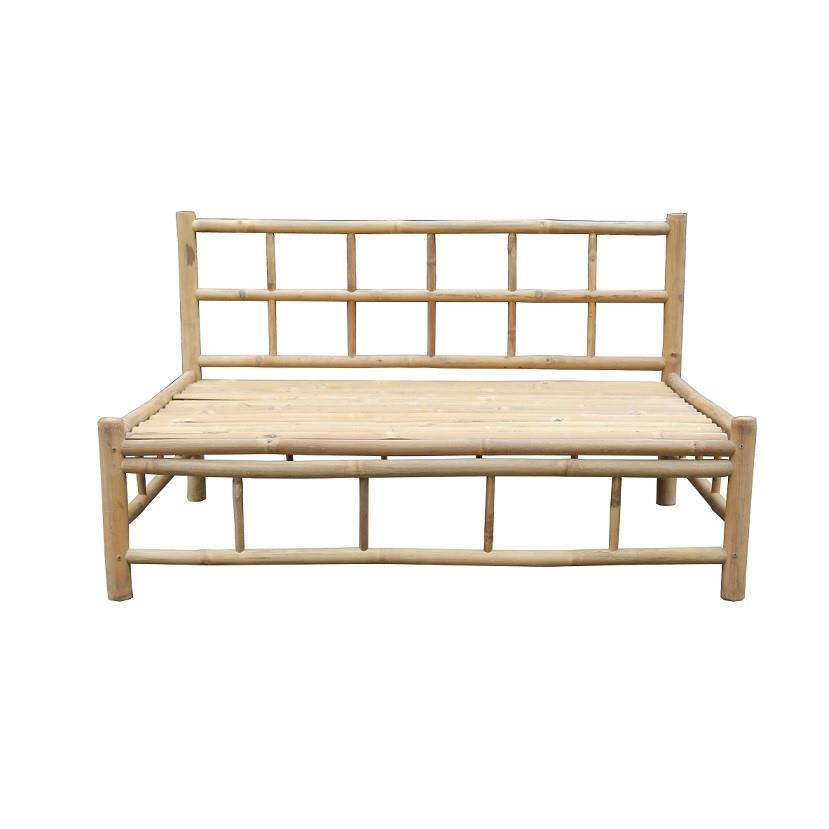 Exotan Bamboo Palletbank (met kussens) - 2-zits