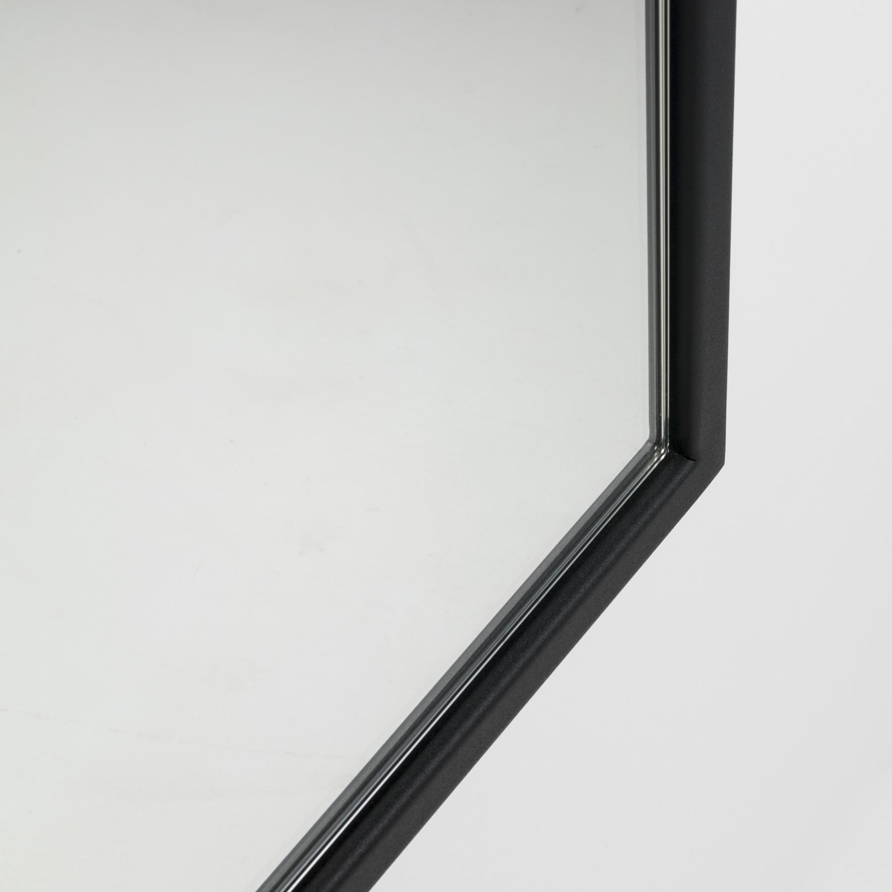 Spinder Design School Wandspiegel -  H 70 x B 30 cm - Zwart