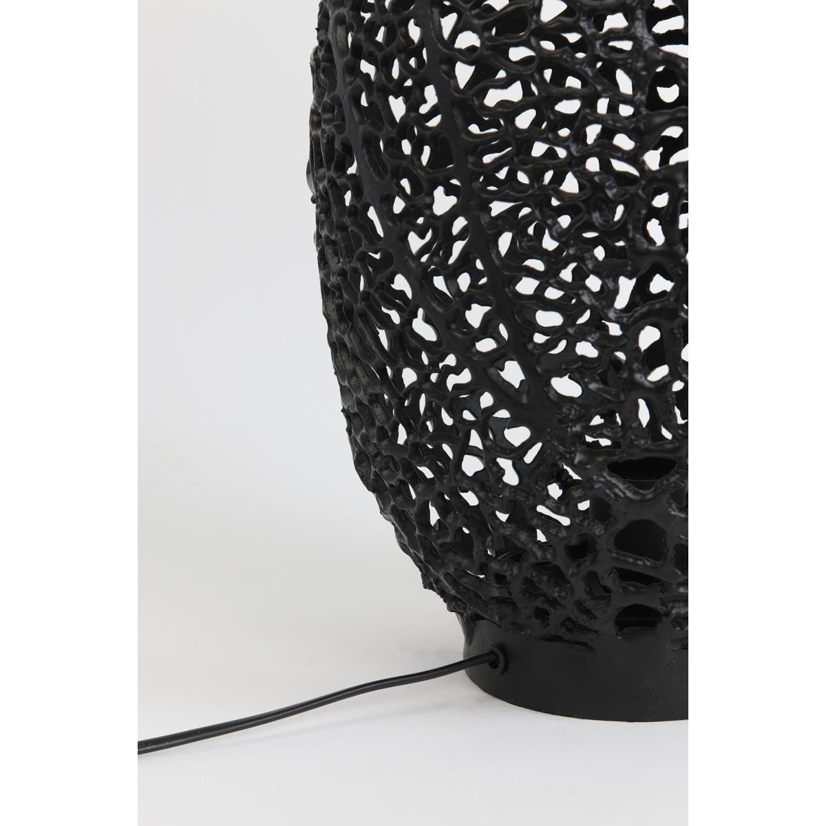 Light & Living Light&Living Tafellamp Ø24x40 cm SINULA mat zwart