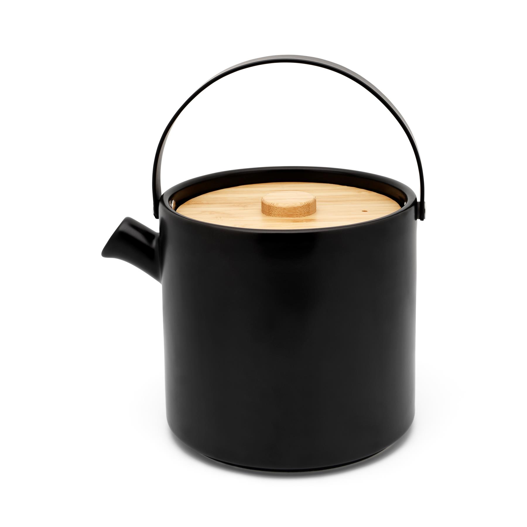 Bredemeijer Umea Theeset met warmer 1,2 L - Zwart