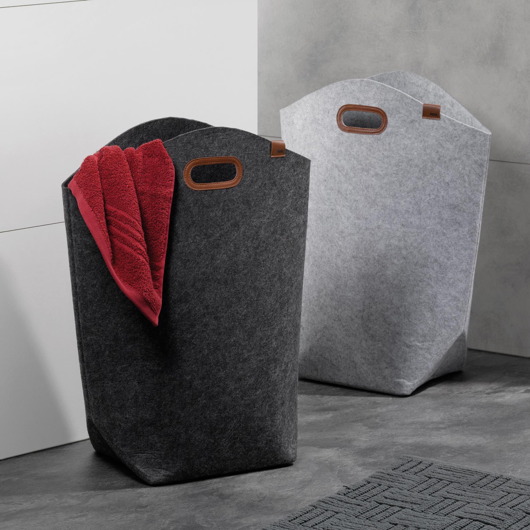 Kela Fay Wasmand H 61 cm - Antraciet