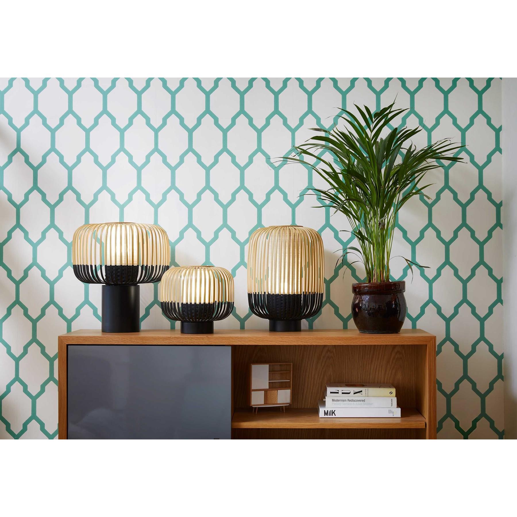 Forestier Bamboo Light tafellamp small zwart