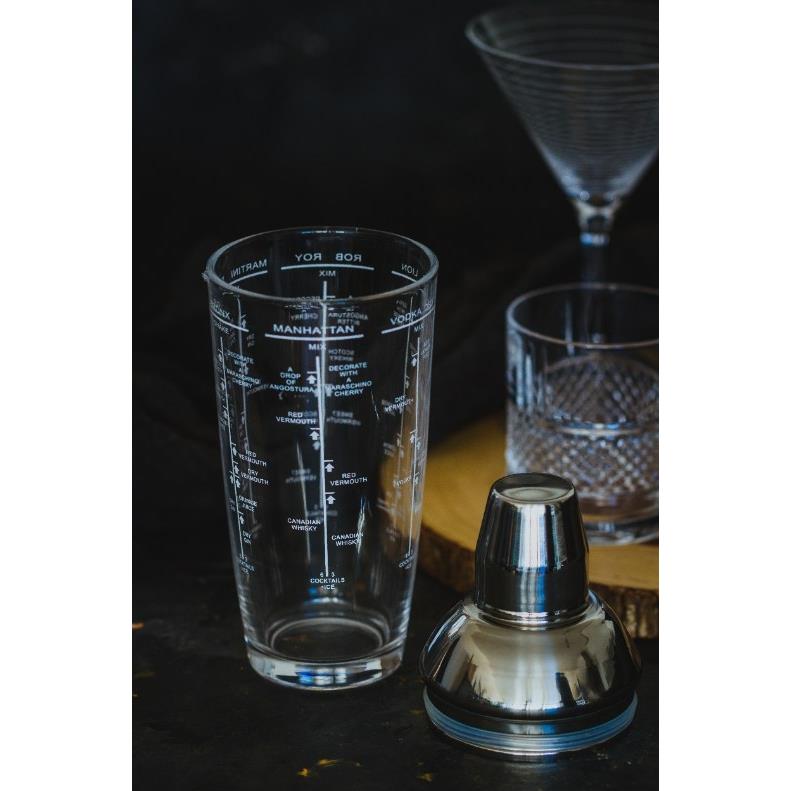 BarCraft - Boston Cocktailshaker, 0.7 L, Glas - BarCraft
