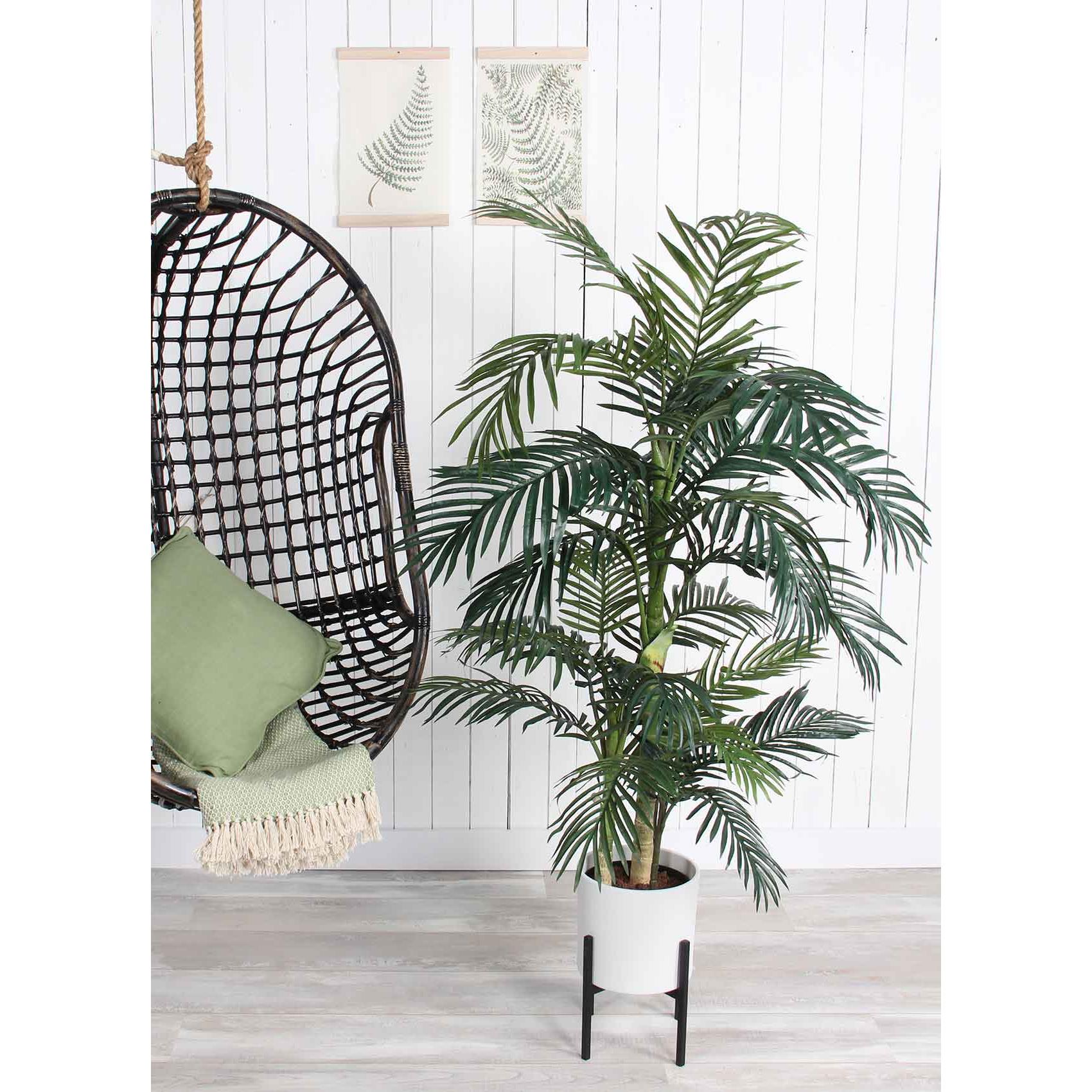 Mica Decorations Areca palm Kunstplant - H150 x Ø100 cm - groen
