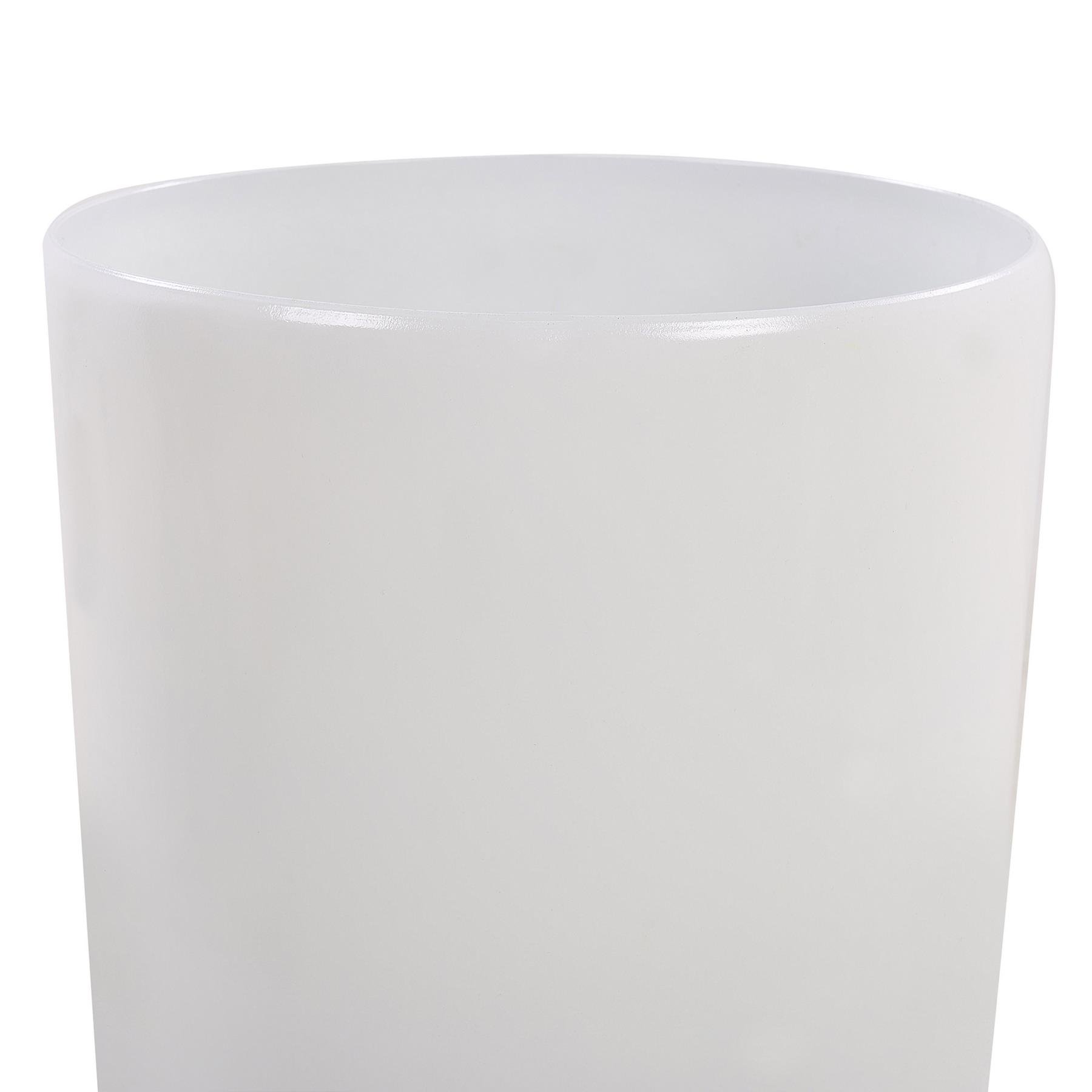 Beliani - TSERIA - Plantenbak - Wit - 40 cm - Stenenmix
