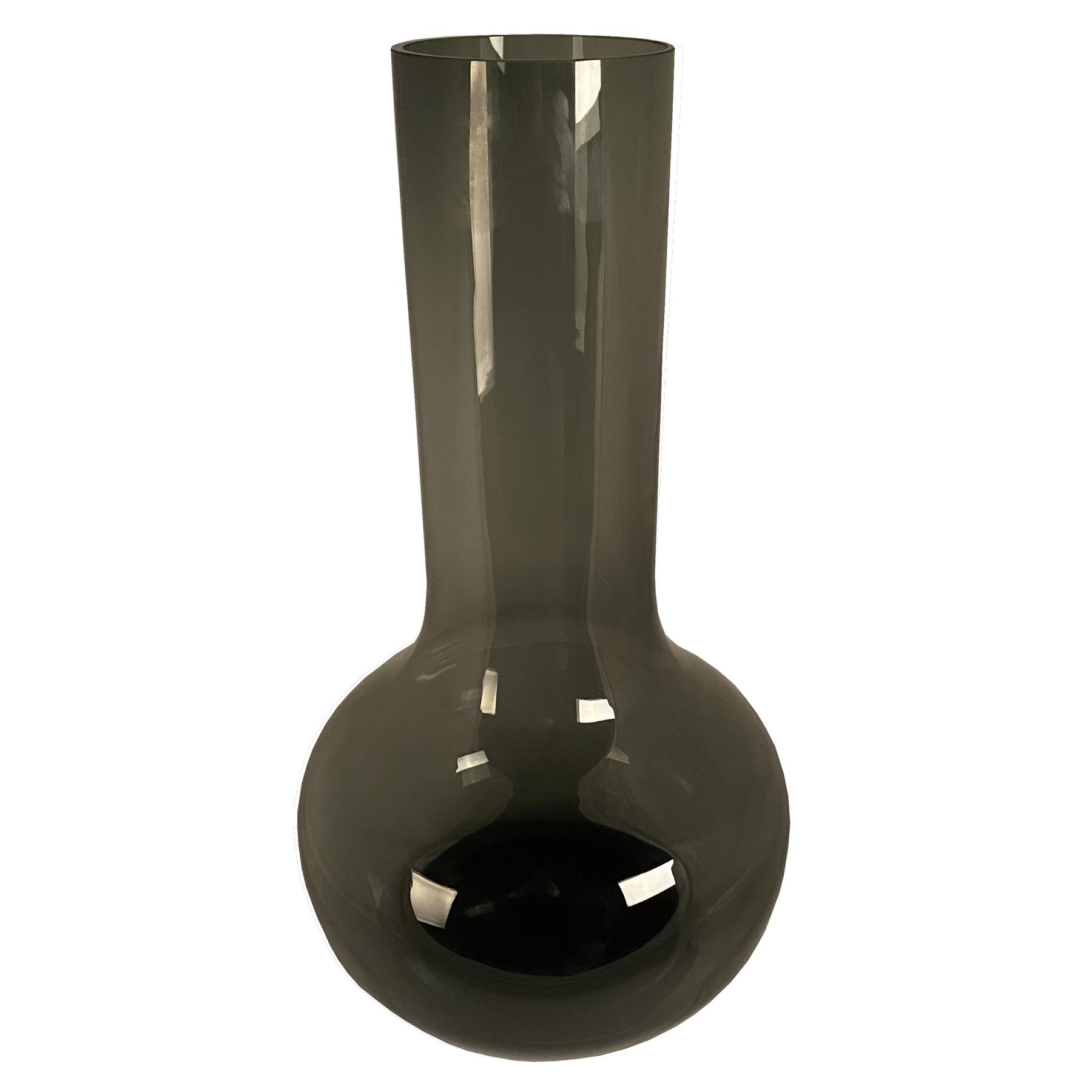Vase The World - Seim big grey Ø28 x H50 cm