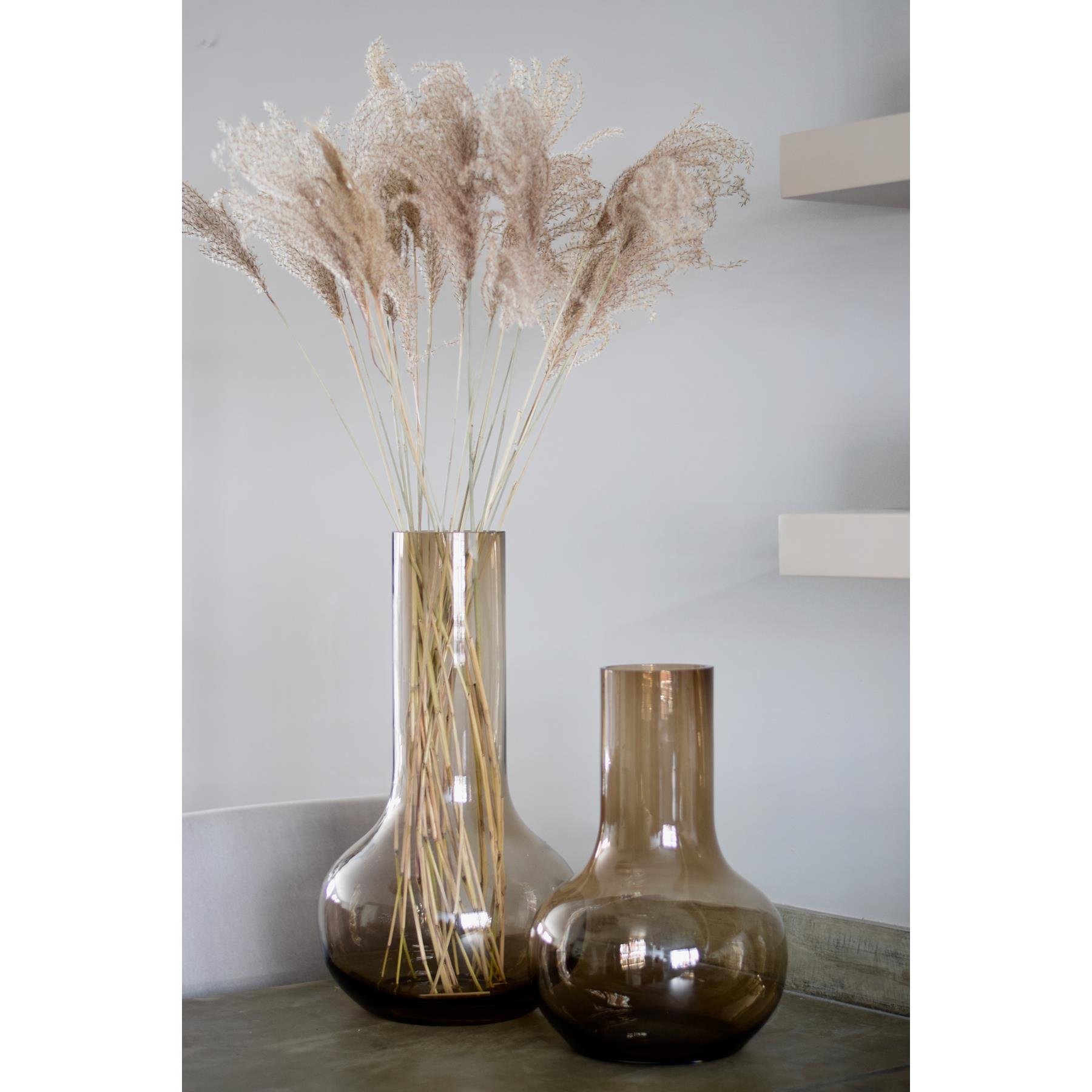Vase The World - Seim big taupe Ø28 x H50 cm