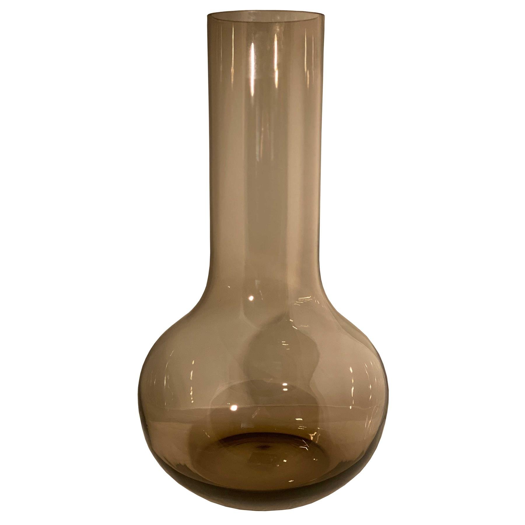 Vase The World - Seim big taupe Ø28 x H50 cm