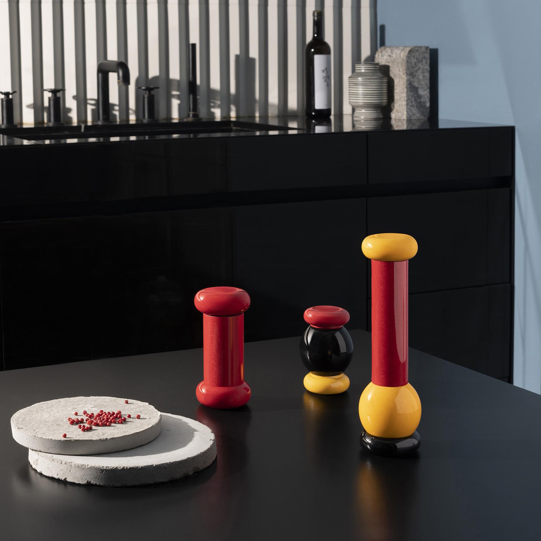 Alessi Mill Peper- en zoutmolenset 23 cm - Rood