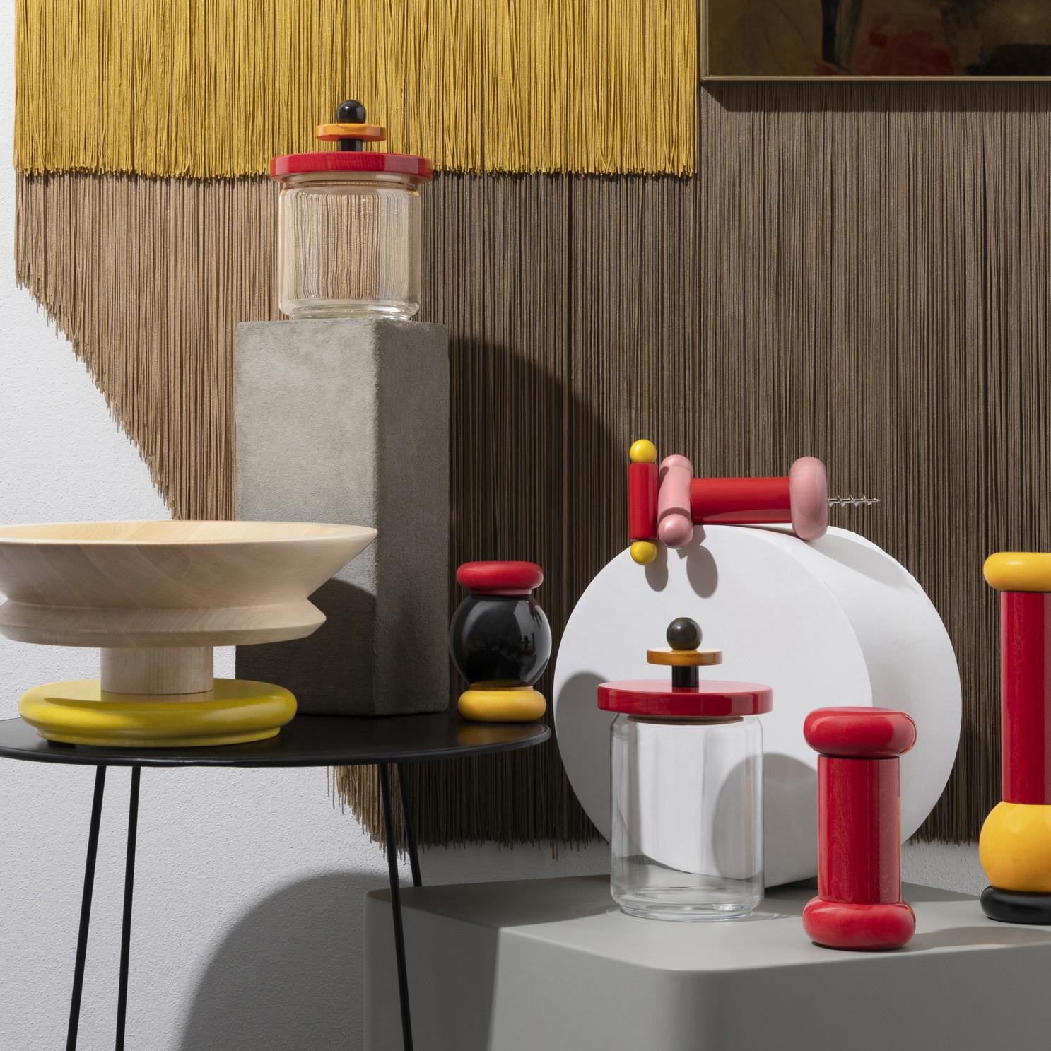 Alessi Mill Peper- en zoutmolenset 23 cm - Rood