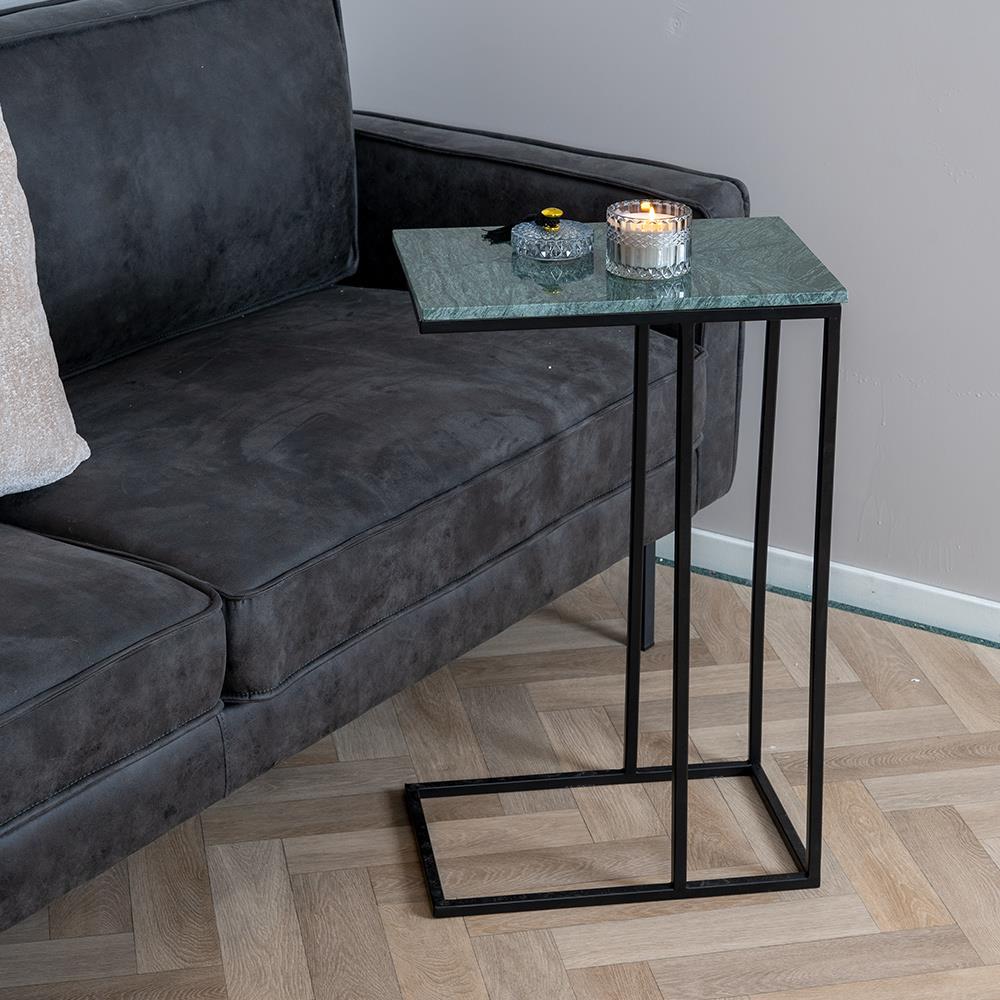 Bronx71 Laptoptafel marmer Zoey groen 70 cm