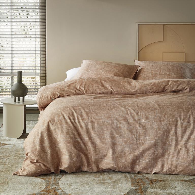 Damai Ebba Dekbedovertrek 240 x 200|220 cm - Terracotta