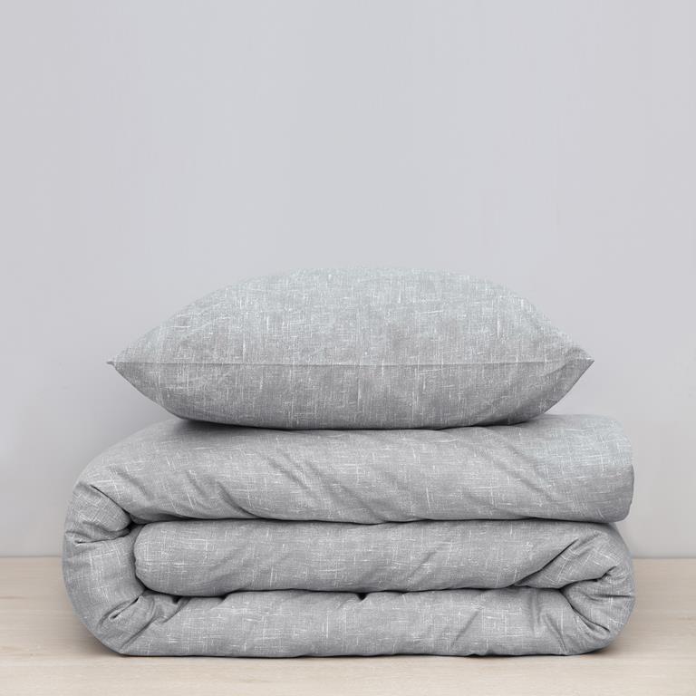 Damai Ebba Dekbedovertrek 200 x 200|220 cm - Grijs