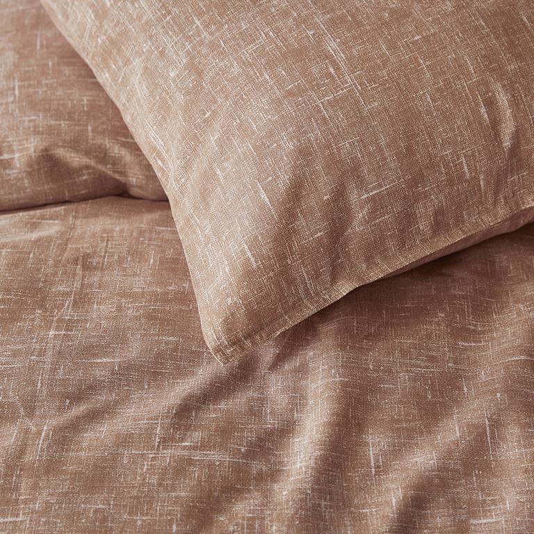 Damai Ebba Dekbedovertrek 140 x 200|220 cm - Terracotta