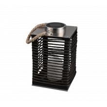 Reality Santana Tafellamp Solar IP44 Schemering Sensor Zwart