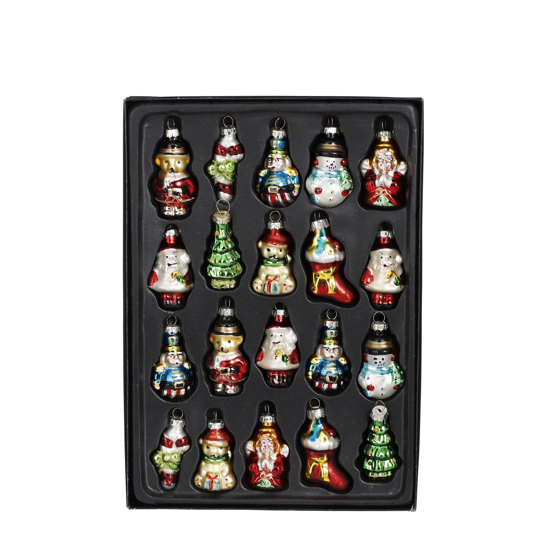 House of Seasons Kerst Ornamenten Set 20 stuks Glas Groen kopen