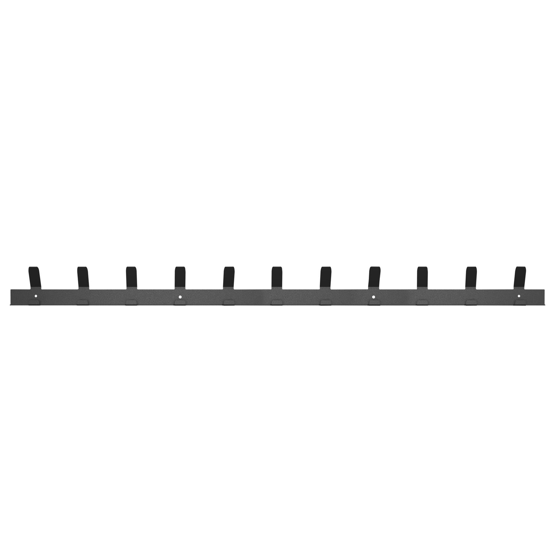 Gorillz Trim 100 - Kapstok van 1 meter - 22 Haken - Metaal - Zwart