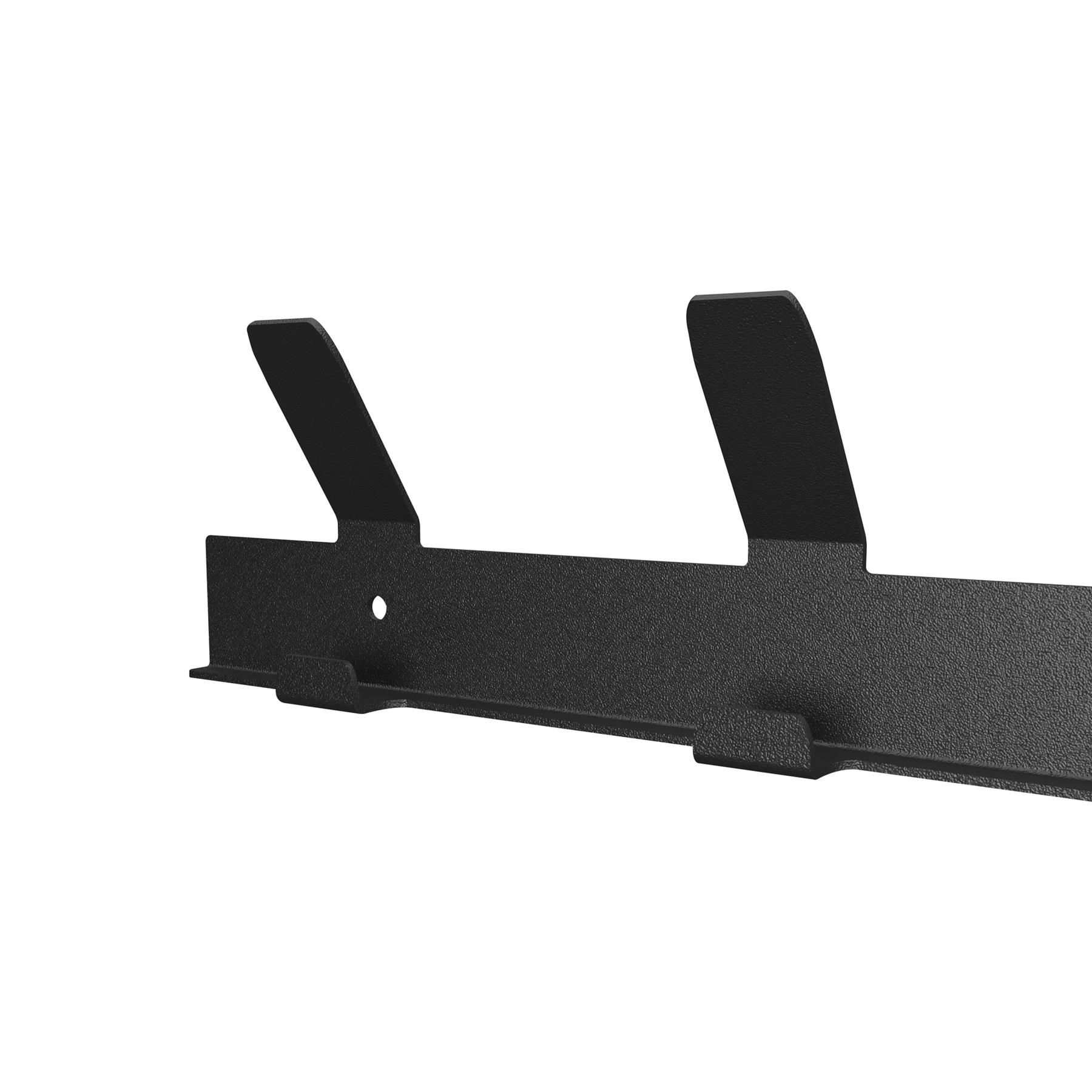 Gorillz Trim 75 Kapstok - 16 Haken (lengte) 75 cm - Metaal - Zwart