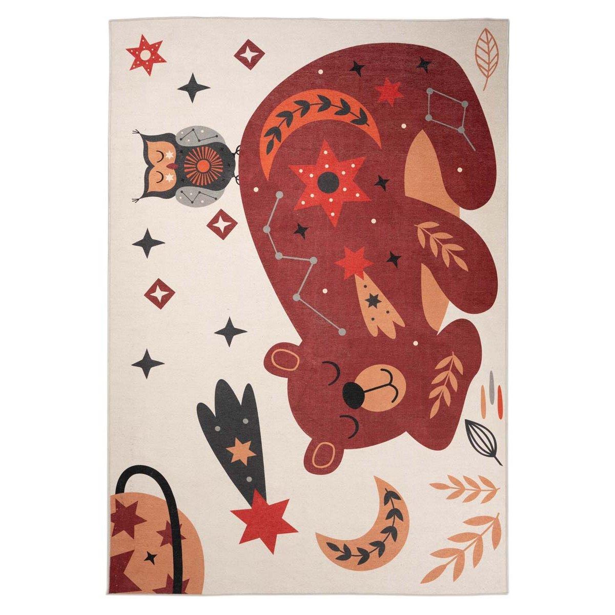 Amiah Kinderkleed beer Happy Dreams - Multicolor - 76x150 cm